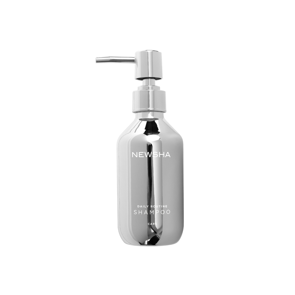 Sanftes Shampoo für die tägliche Haarpflege. Daily Routine Shampoo von NEWSHA reinigt schonend, stärkt das Haar und sorgt für Frische im Alltag.