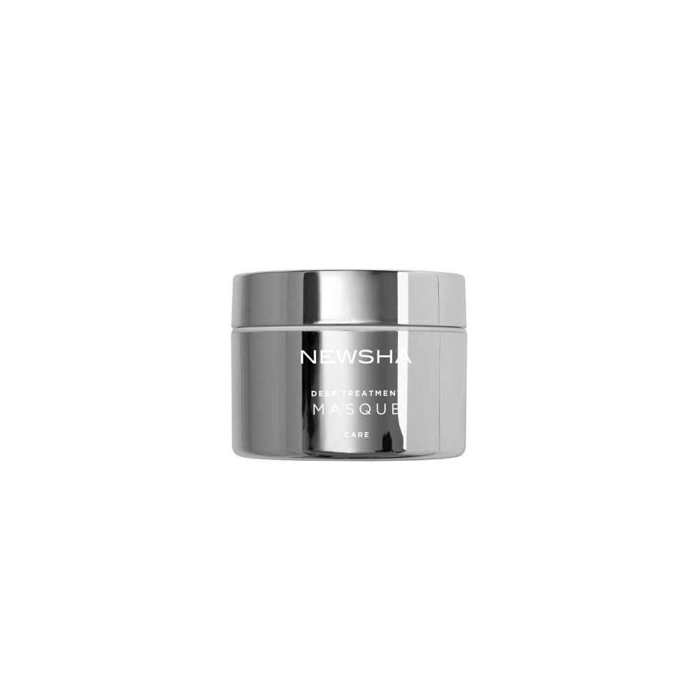 Intensive Haarkur für trockenes, strapaziertes Haar. Deep Treatment Masque von NEWSHA versorgt das Haar mit reichhaltiger Pflege, nährt tiefenwirksam und spendet maximale Feuchtigkeit.