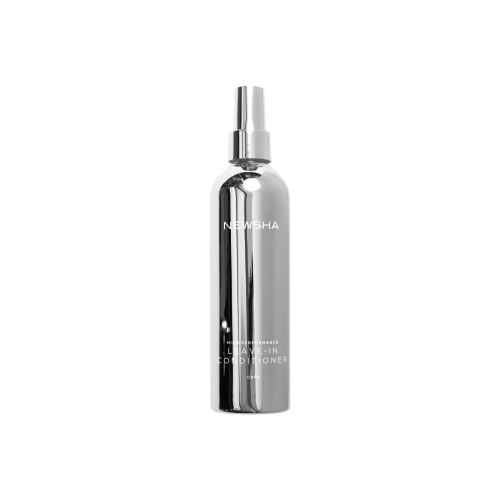Newsha High Performance Leave-In Conditioner in weißer Sprühflasche – intensiver Pflege-Conditioner ohne Ausspülen für geschmeidiges, leicht kämmbares Haar.