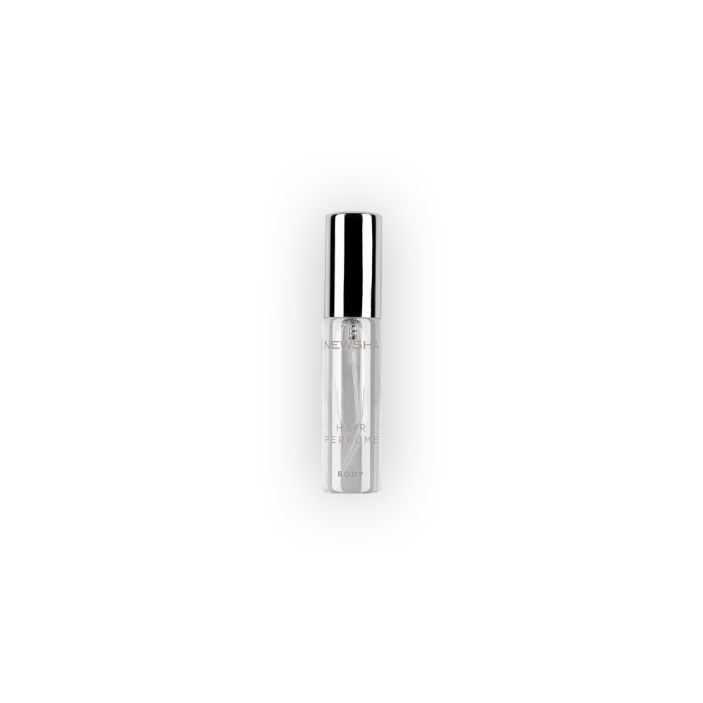 Luxuriöses Haarparfum für langanhaltenden Duft im Haar. Hair Perfume von NEWSHA als elegantes Finish für gepflegte Haarstylings.
