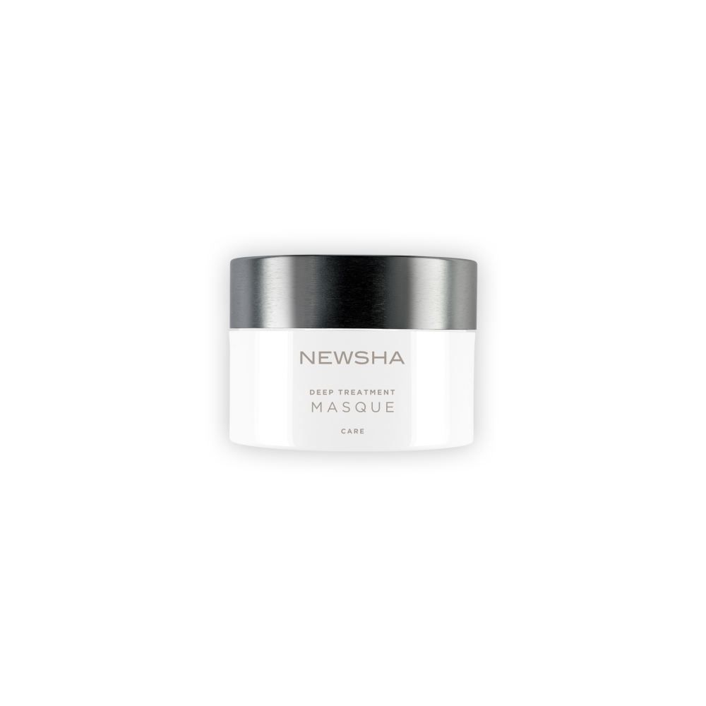 Haarmaske für intensive Pflege und Regeneration. Deep Treatment Masque von NEWSHA für geschädigtes, strapaziertes Haar.