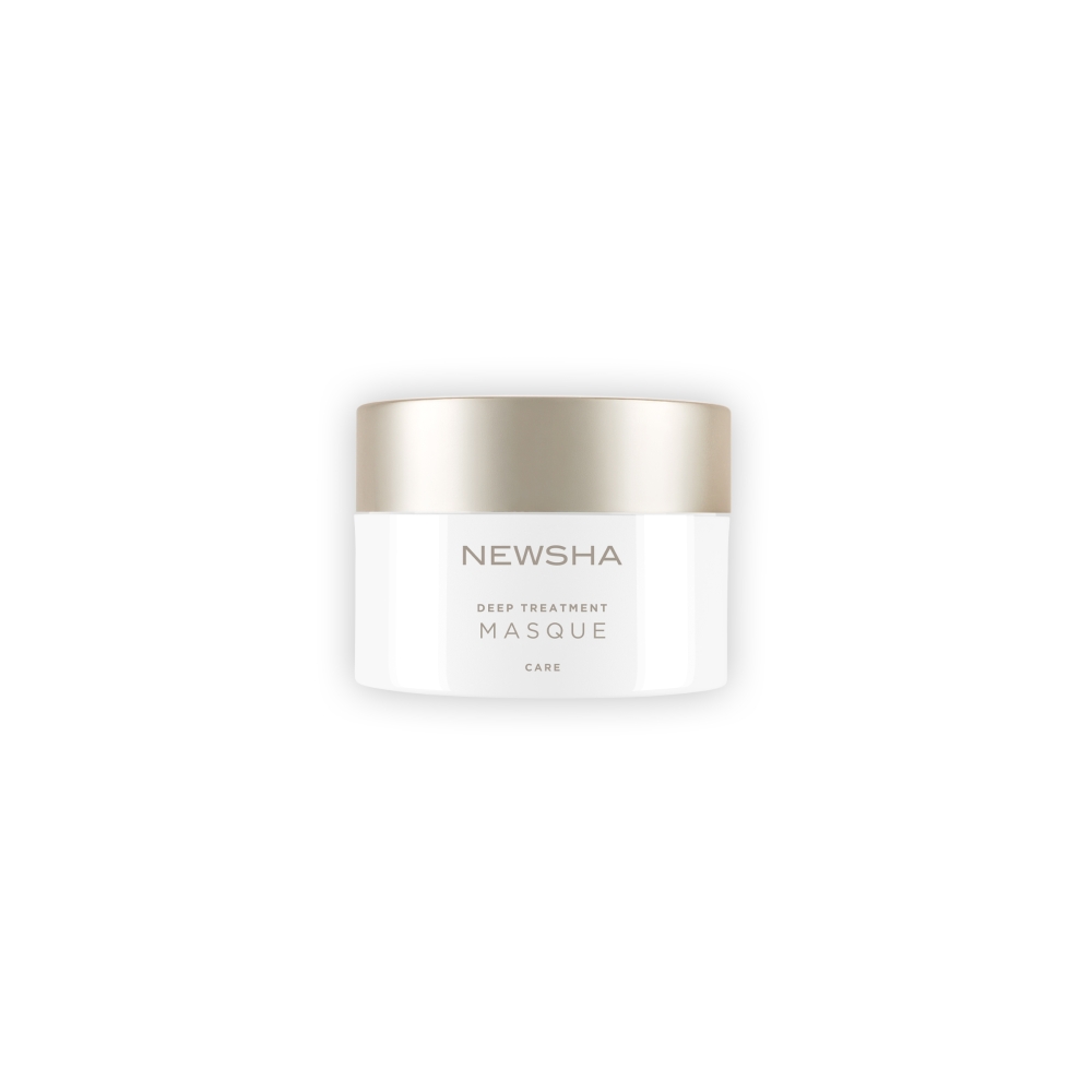 Haarmaske für intensive Pflege und Regeneration. Deep Treatment Masque von NEWSHA für geschädigtes, strapaziertes Haar.