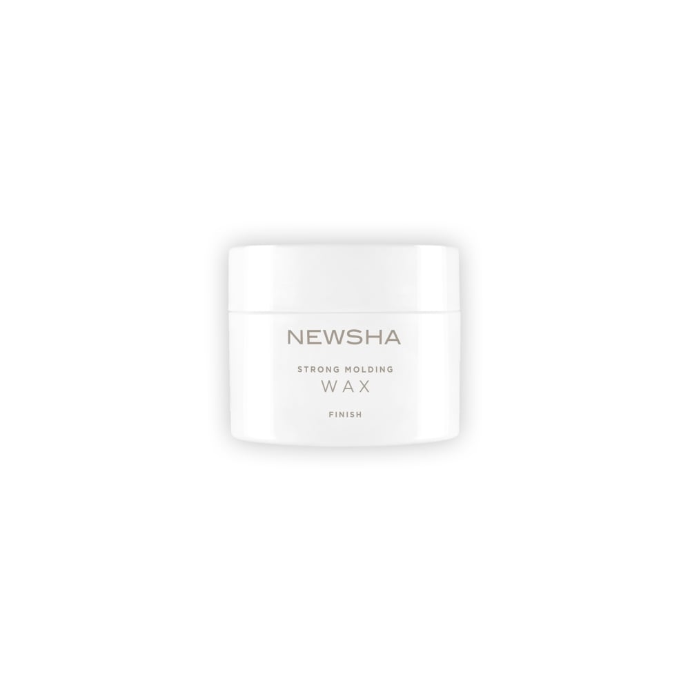 Starkes Stylingwachs für langanhaltenden Halt, Struktur und flexible Stylings bei kurzem bis mittellangem Haar. NEWSHA Strong Molding Wax