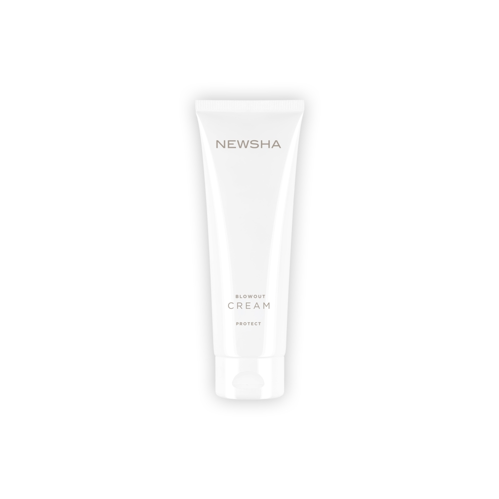 Föhncreme für geschmeidiges Haarstyling. Blowout Cream von NEWSHA schützt vor Hitze, glättet die Haarstruktur und verleiht seidigen Glanz.